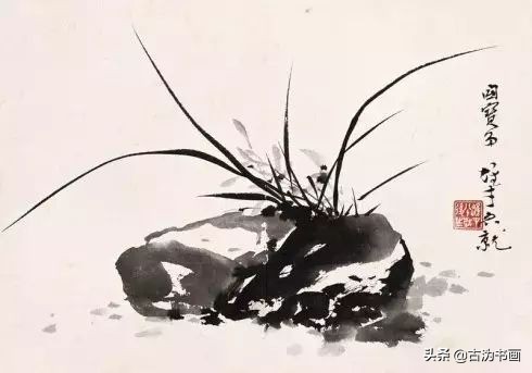 徐湛国画兰花技法教学,国画兰花入门技法