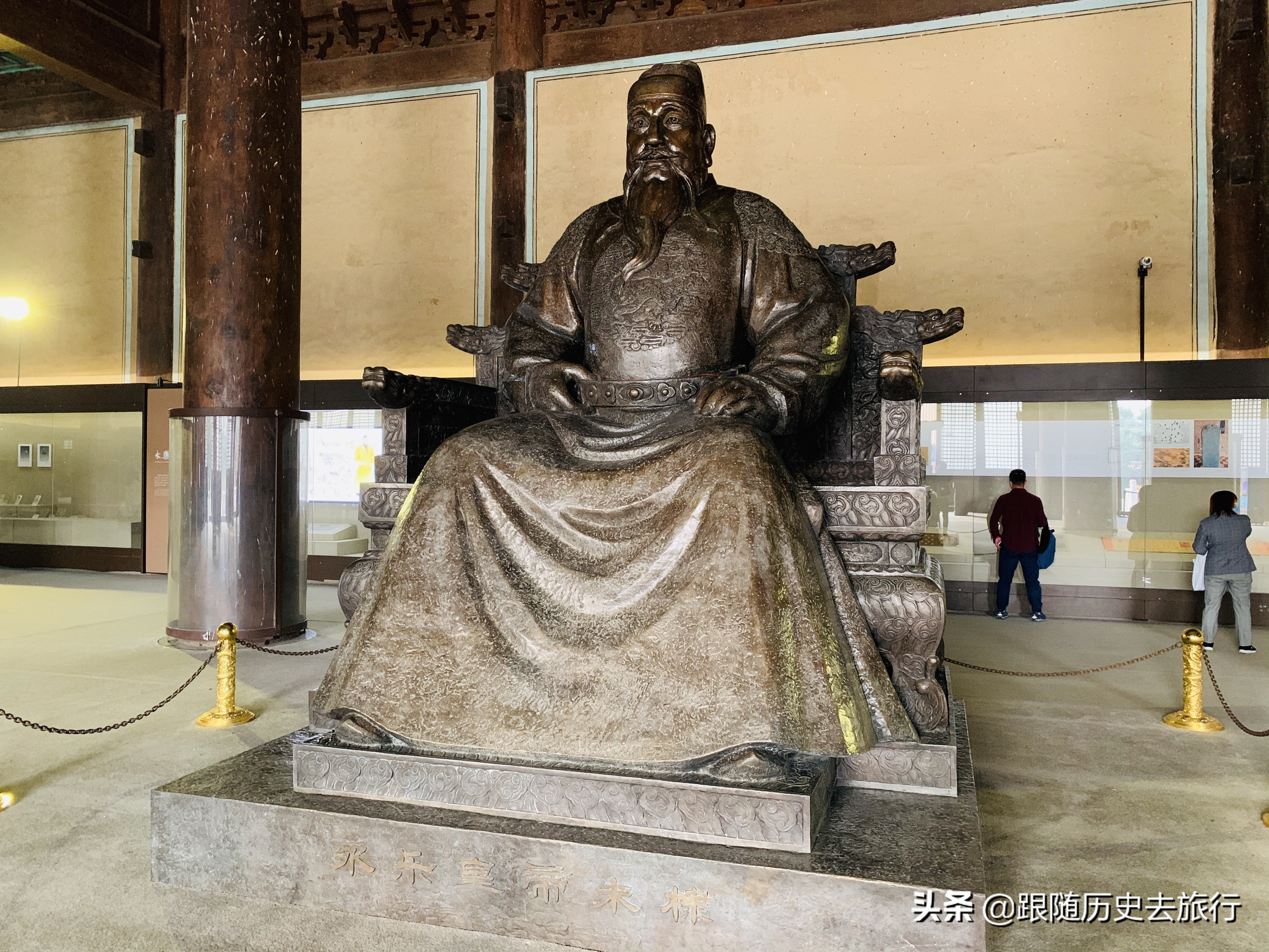 朱棣的长陵全是金丝楠木么,明十三陵之朱棣长陵100年前的样子