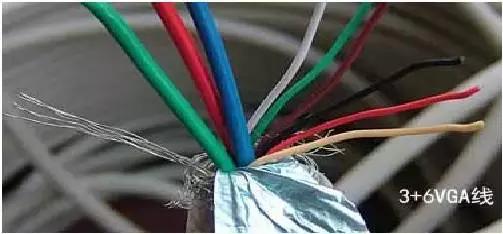 网线代替9针vga线焊接图,vga线不够长接网线怎么接
