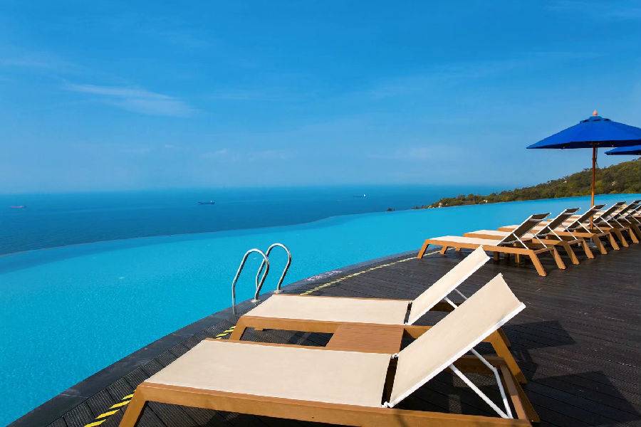 898抢2间海陵岛北洛秘境度假酒店，含双床房海鲜自助早餐套餐