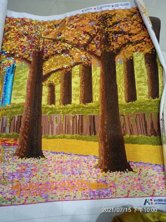 乞巧十字绣,乞巧节布艺作品