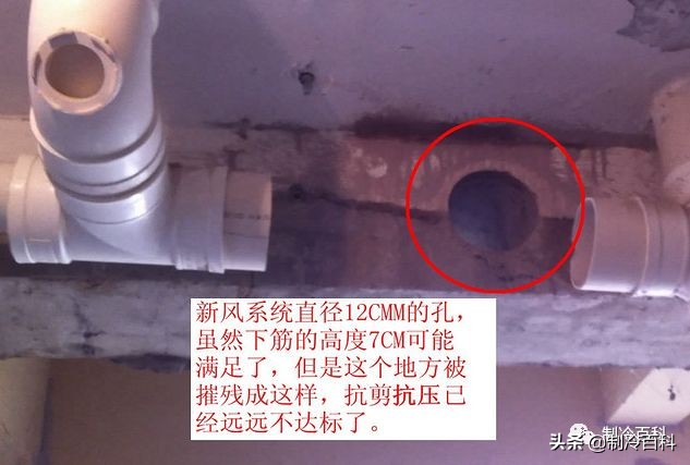 空调梁上打孔规定,空调梁开孔打断主筋