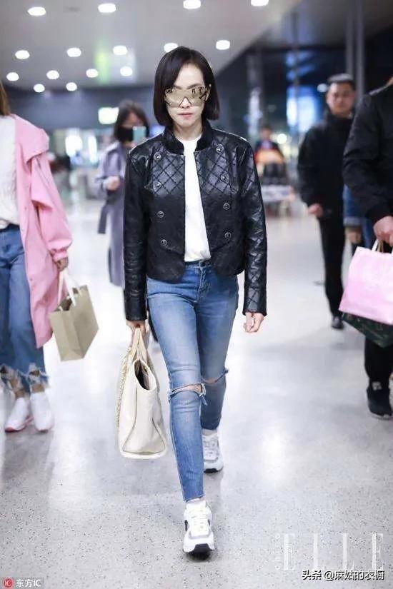 日系绗缝棉服穿搭,宽松绗缝棉服