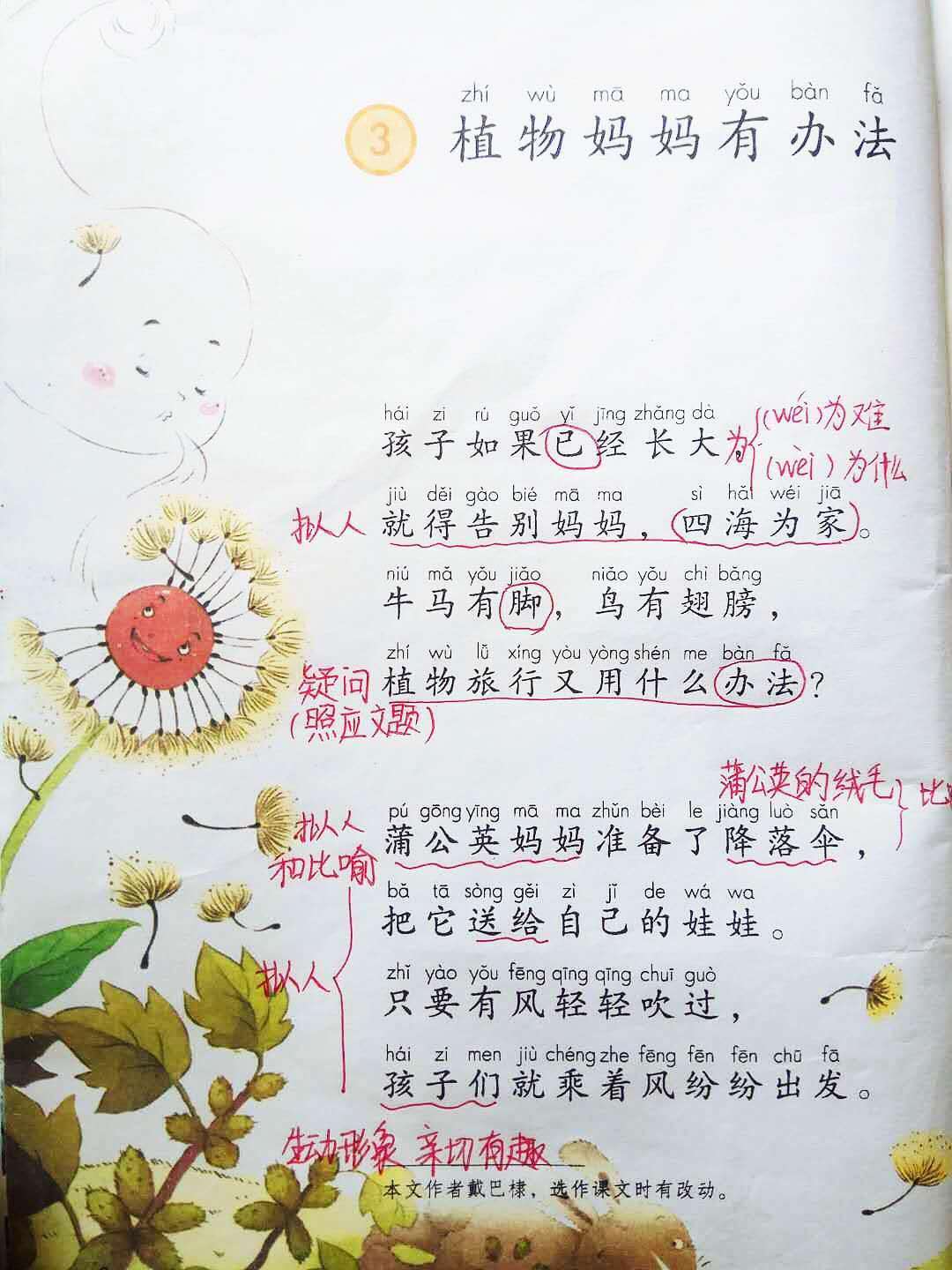 植物妈妈有办法二年级语文知识点,植物妈妈有办法二年级上课文讲解