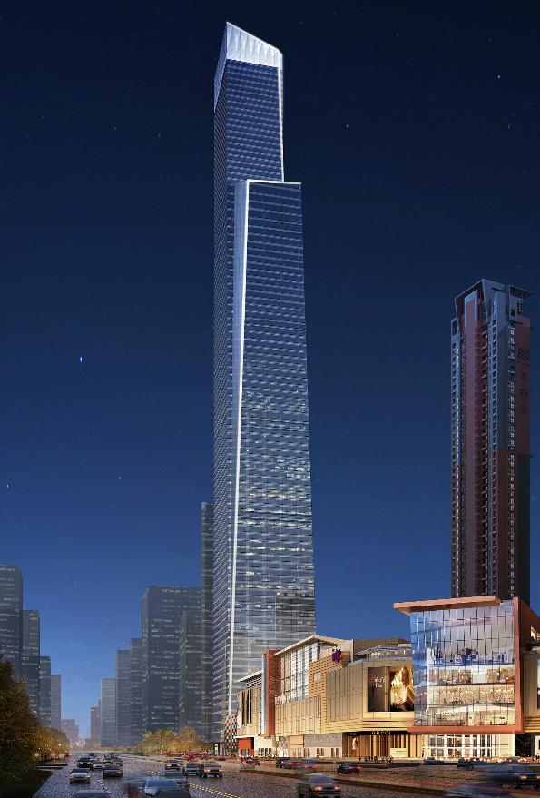 「华润超高层建筑作品」广西第一深圳第三高摩天大厦,项目赏析