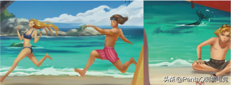 lol泳池派对男枪皮肤技能,lol男枪泳池皮肤视频