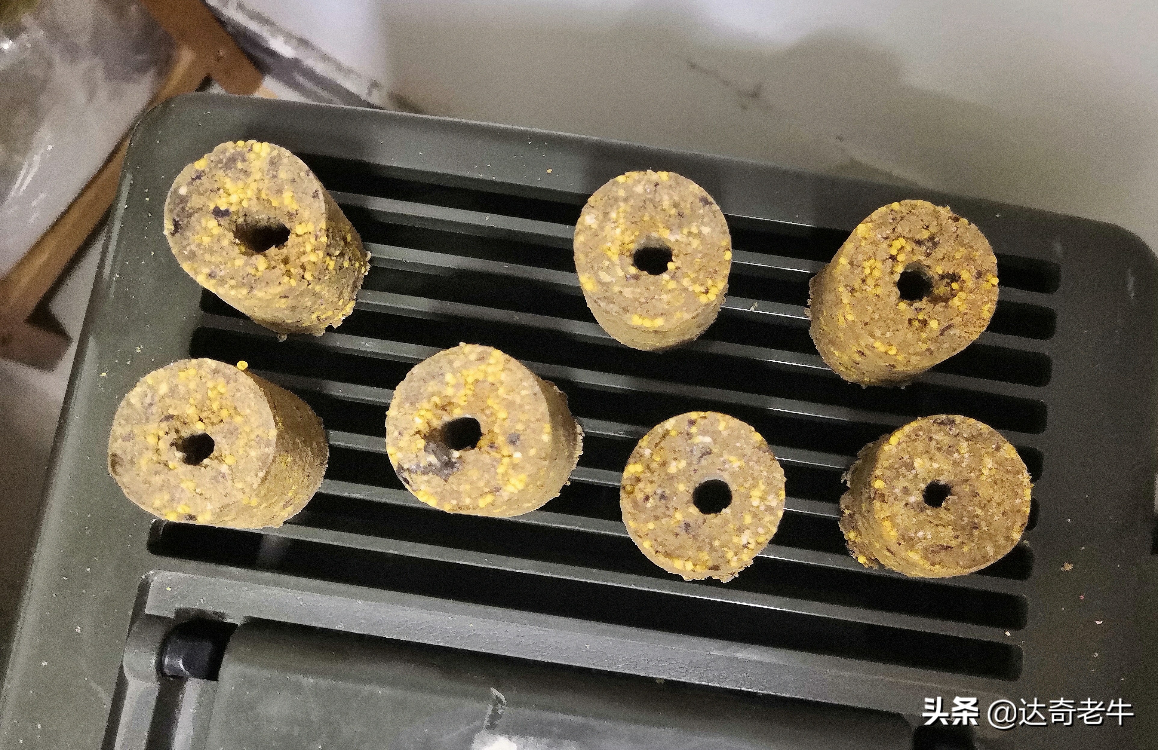 自制饵料拉饵制作方法,自己压制钓鱼饵料饼怎么做