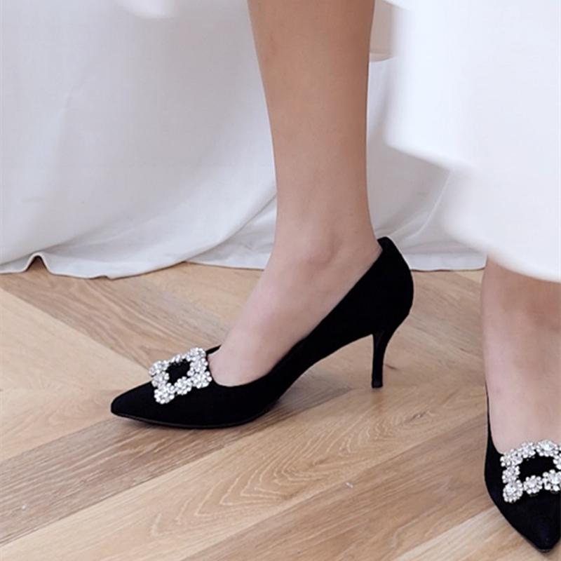 夏季时尚细高跟,高级法式复古高跟