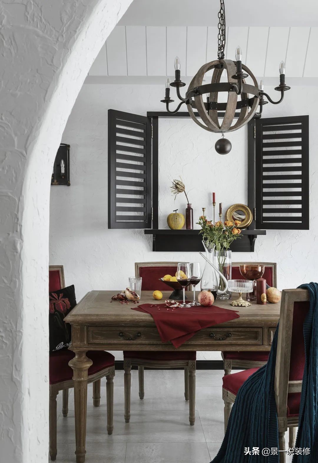 146㎡四室改三室，美式乡村混搭风，装修花费58万，漂亮