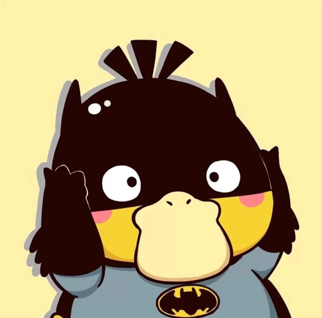 可达鸭头像图片,张嘴可达鸭头像