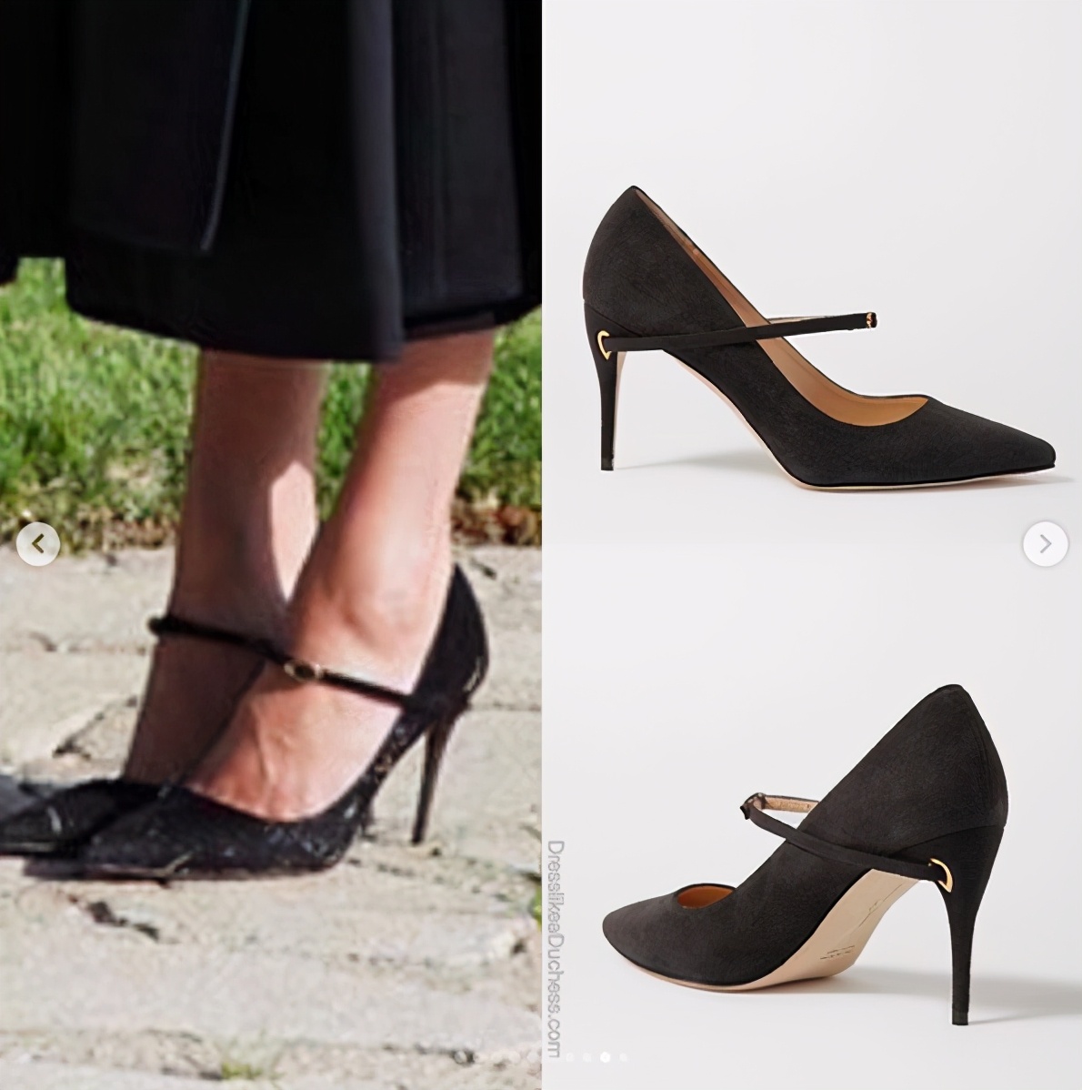 梅根高跟鞋拍摄花絮,梅根珍珠高跟鞋