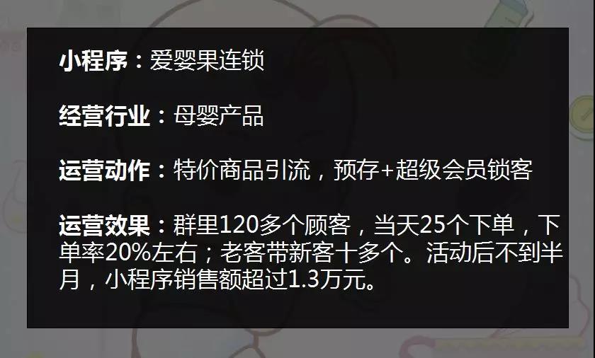 母婴店做活动,母婴店小程序费用