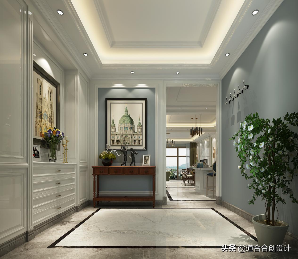 中西混搭风格设计,简约与中式混搭设计