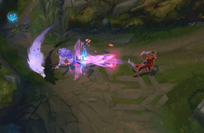 lol端游阿狸灵魂莲华特效,lol阿狸皮肤灵魂莲华