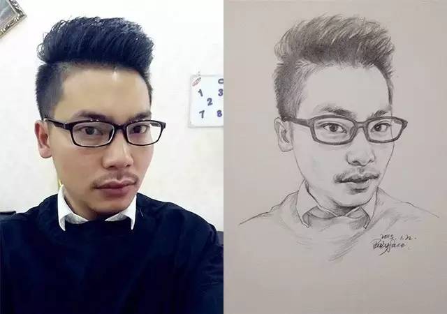 如何画出夸张的人物肖像画,当灵魂画手模仿大师作画