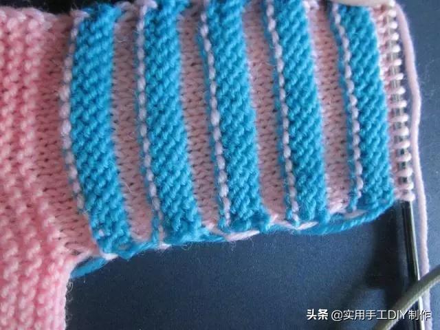 针织小孩鞋子花边教程,0-1岁婴儿春秋毛线鞋编织大全