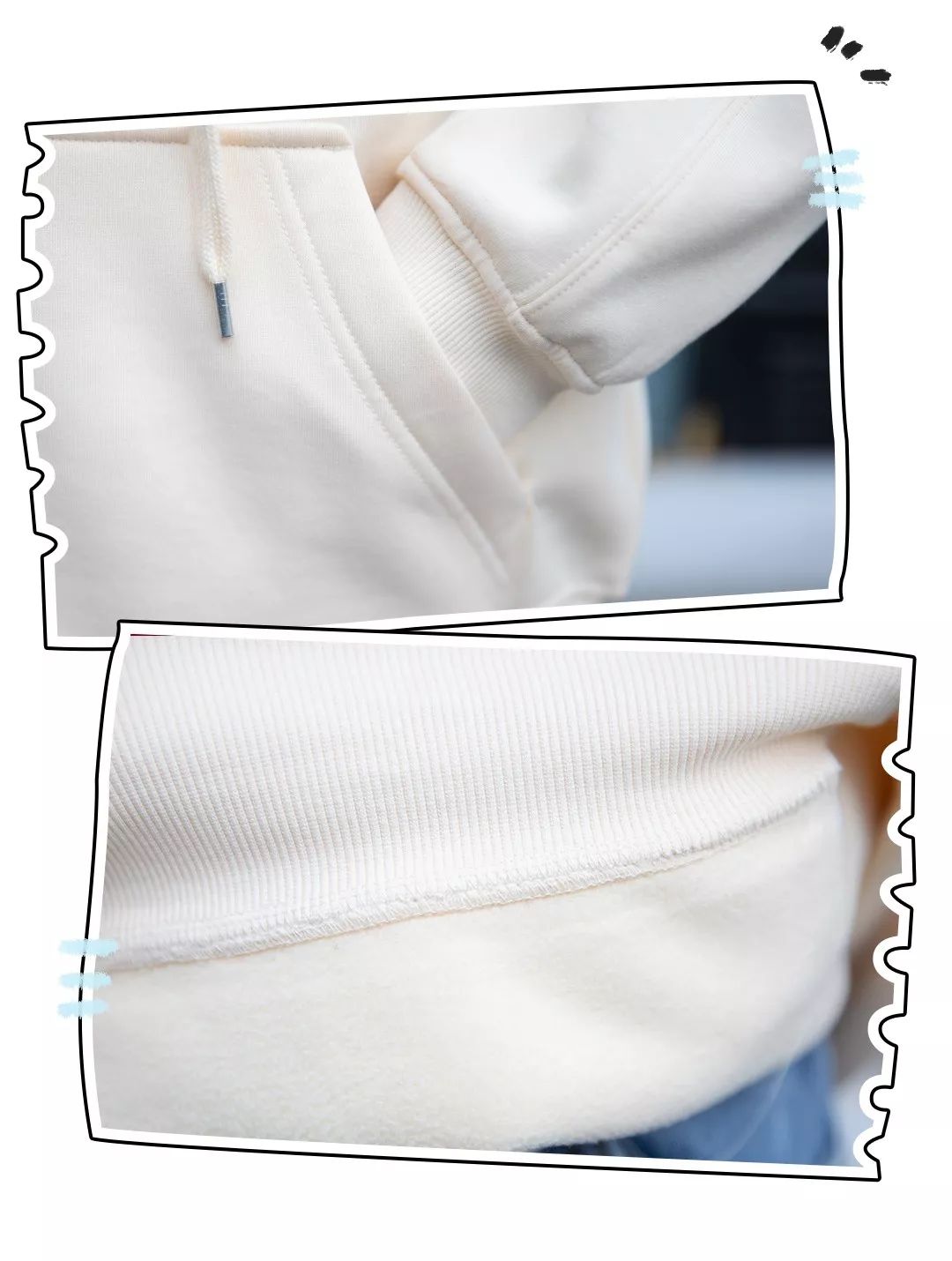 刚买的加绒卫衣,已购买过的加绒卫衣