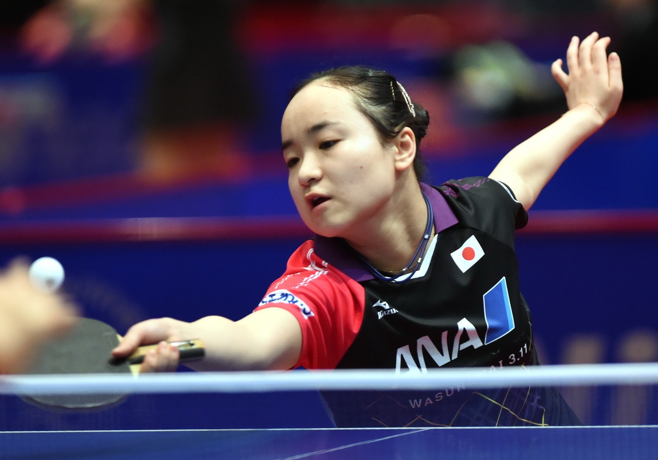 伊藤美诚以4:1战胜朱雨玲,朱雨玲伊藤美诚乒乓球