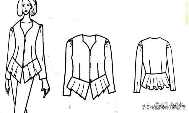 服装制版常用尺寸整理,服装衬衫打版制版图