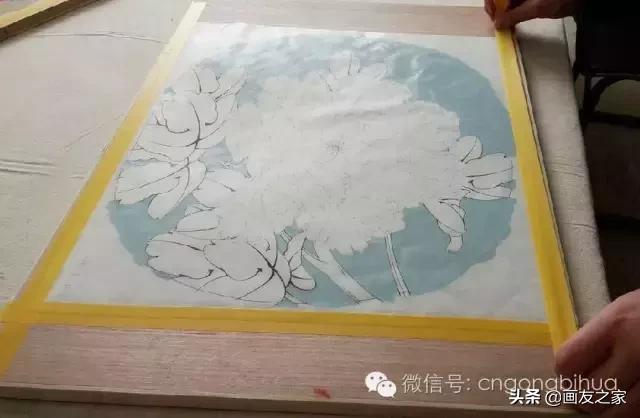 工笔画绢纸入门教程步骤图,工笔画入门教程步骤图勾线练习