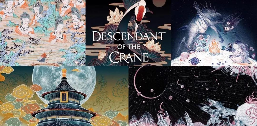 她画的这套《神秘博士》中国风系列，“美哭了”万千网友