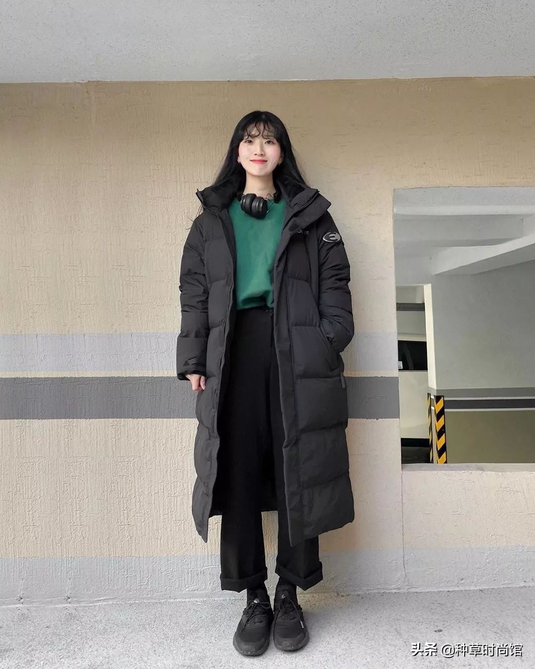 夹克直筒裤,夹克直筒裤穿搭