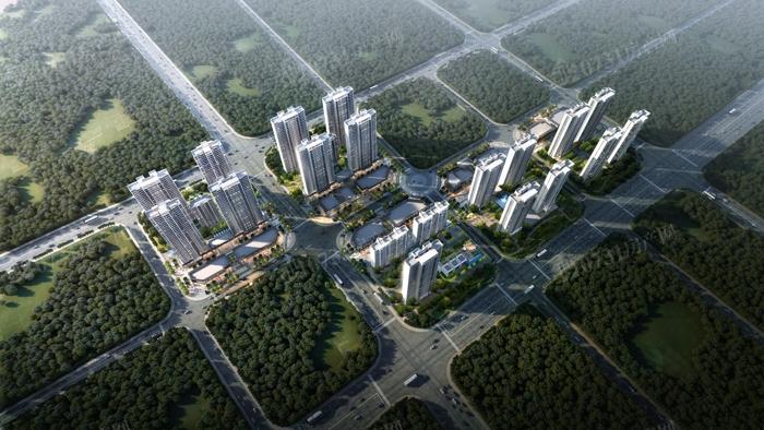 招商华发依云曦城视频,招商华发依云曦城连廊板楼设计