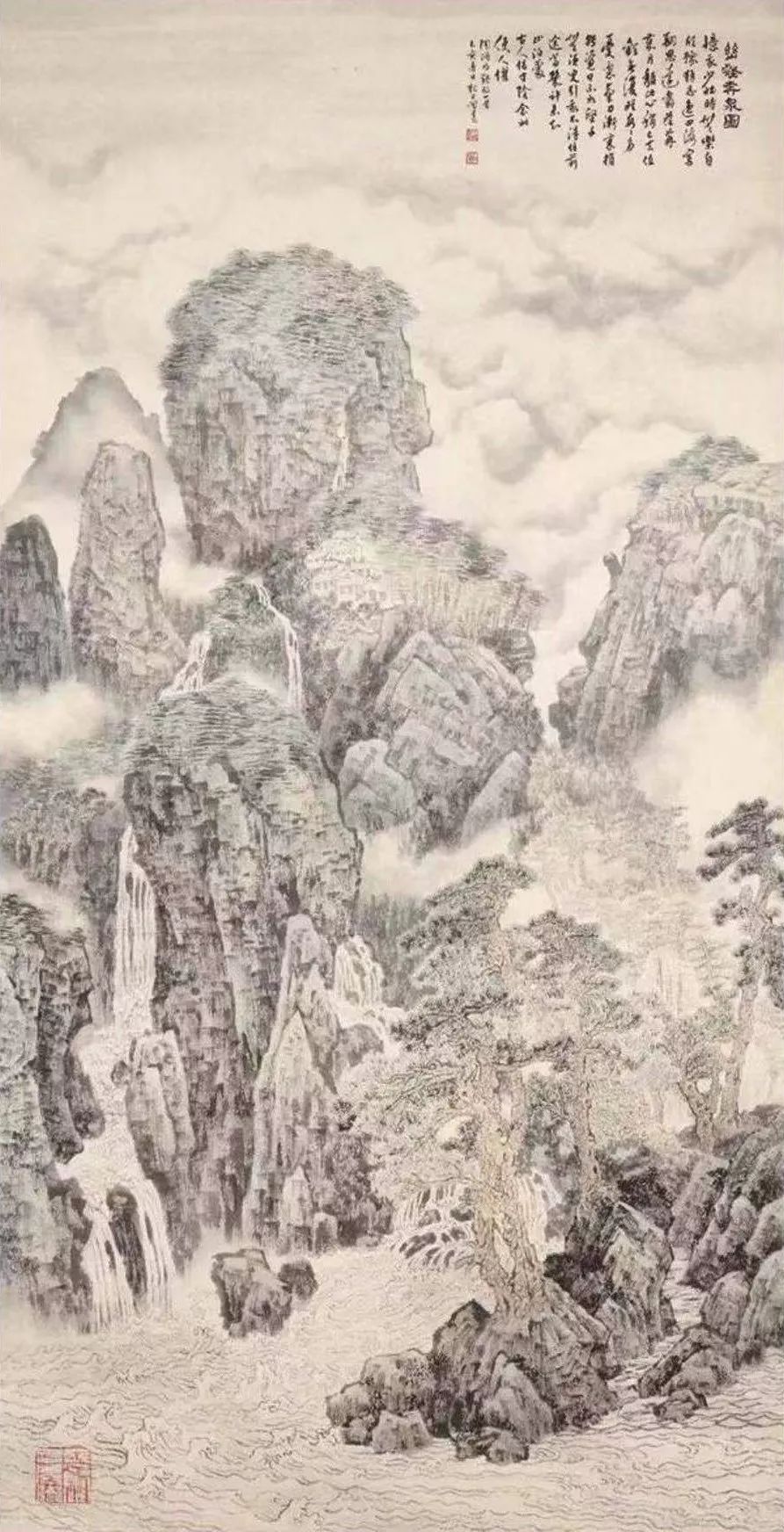 周玉峰水彩,周玉峰书画