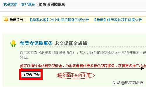 淘宝卖家保证金怎么取消自动续保,淘宝商家交保证金怎么退
