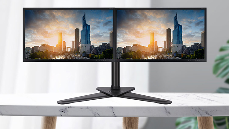 桌面多合一显示器支架,桌置式双屏支架