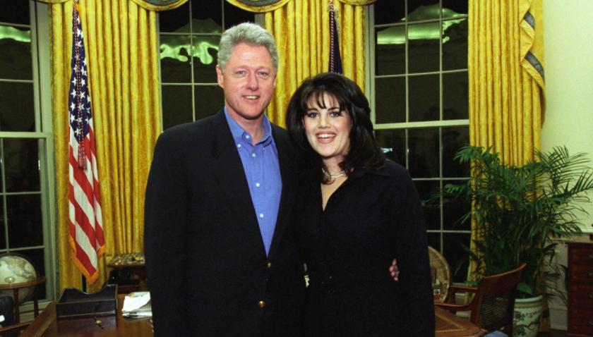 莱温斯基在白宫时照片,莱温斯基克林顿的表现