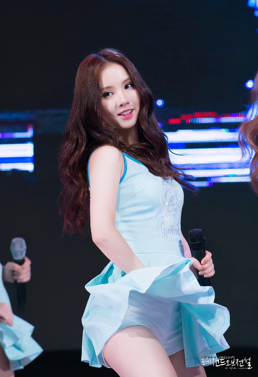 gfriend丁恩妃可爱场面,gfriend丁恩妃紫裙