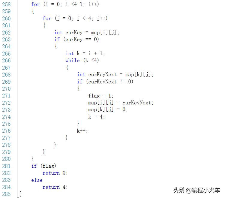 c语言2048游戏代码及详解,最简单的标准c语言游戏代码