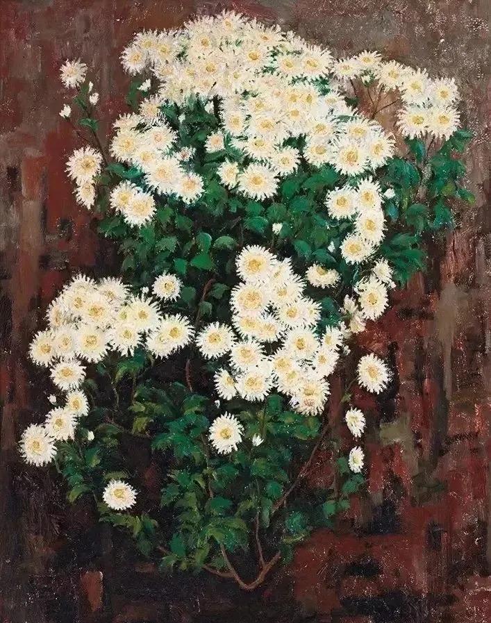 李瑞年油画静物花瓶,中国著名油画风景画前十名