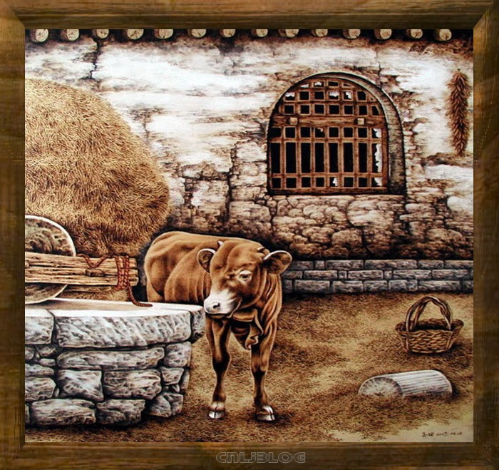 教你画画侧脸,烙画美图