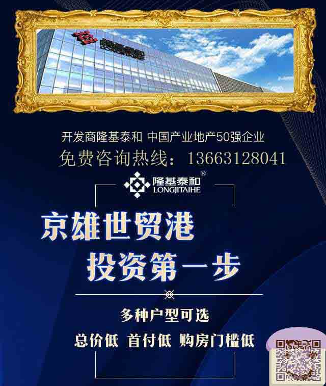 白沟京雄世贸港位置在哪,白沟的京雄世贸港升值怎样呢