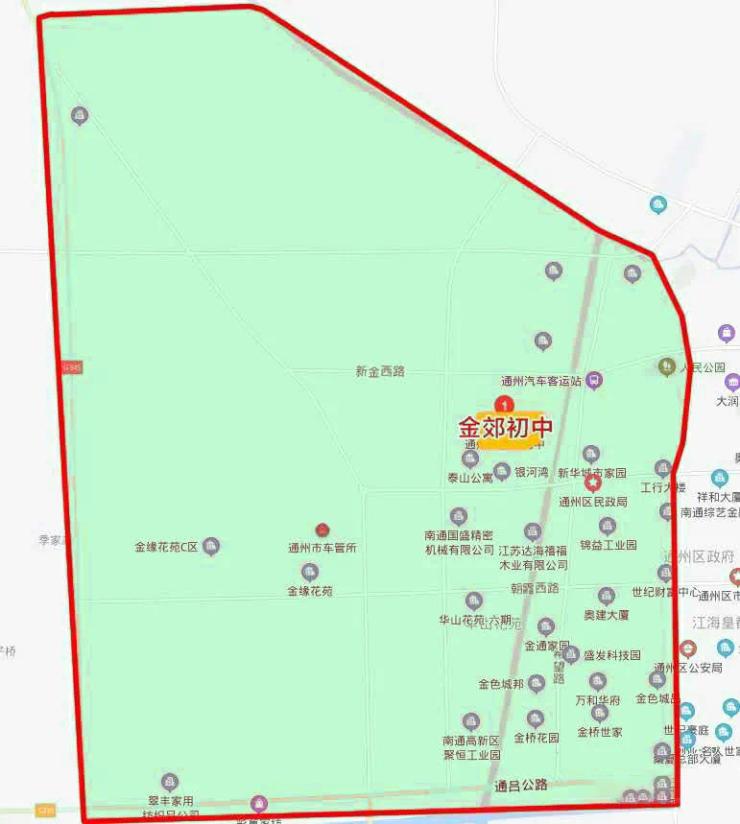 通州学校片区,2021年通州学校划片