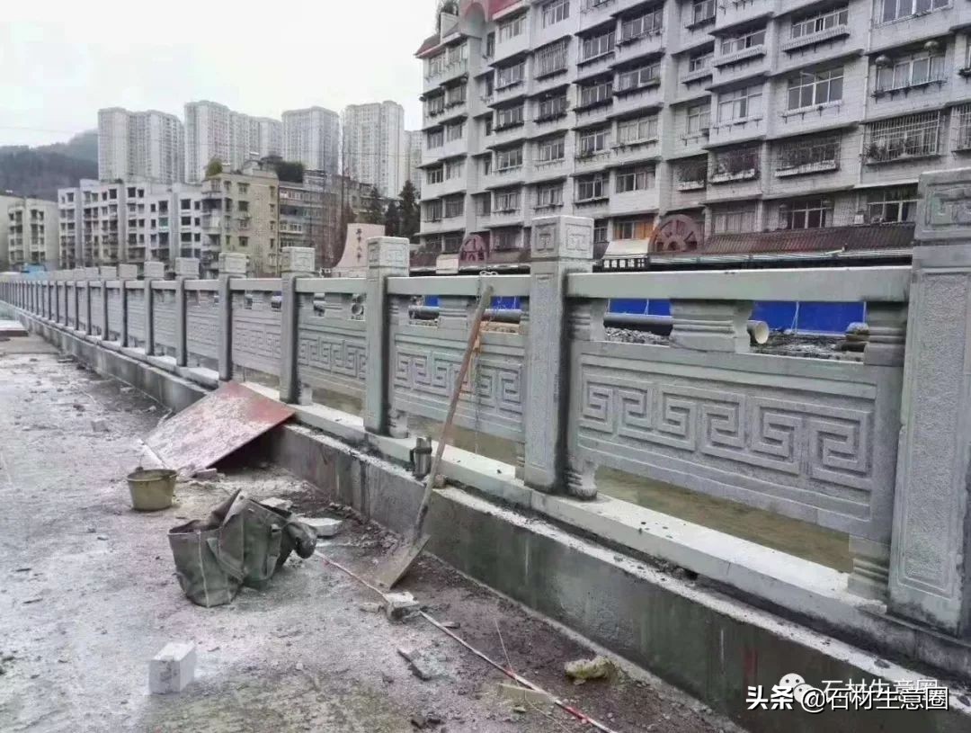 g682花岗岩河道栏杆,湖南河道花岗岩石栏杆