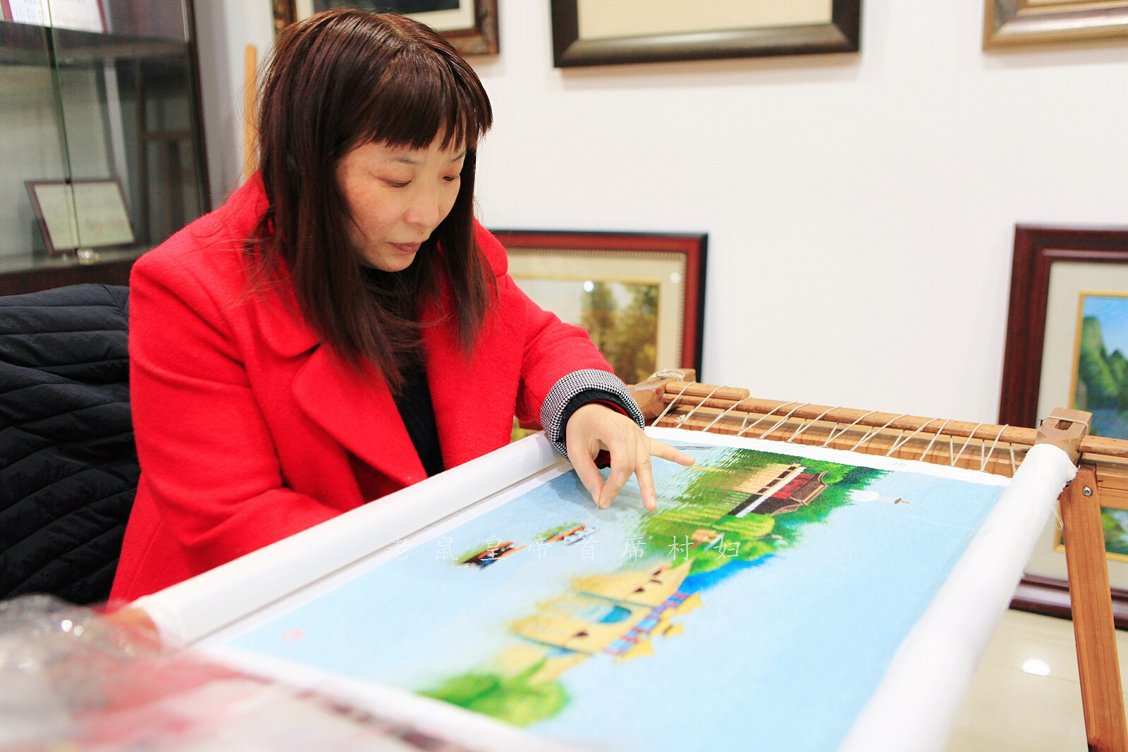 失恋催生第5大刺绣乱针绣，立体美感超油画，大师之作仅售3万