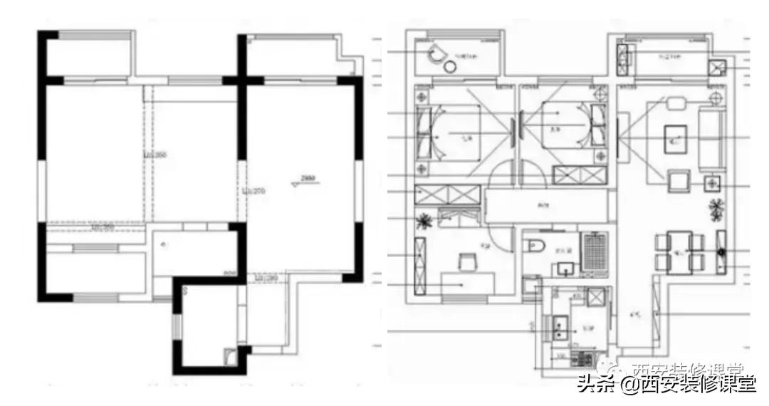 在客厅隔出一间卧室带阳台,客厅软隔断隔出一间卧室