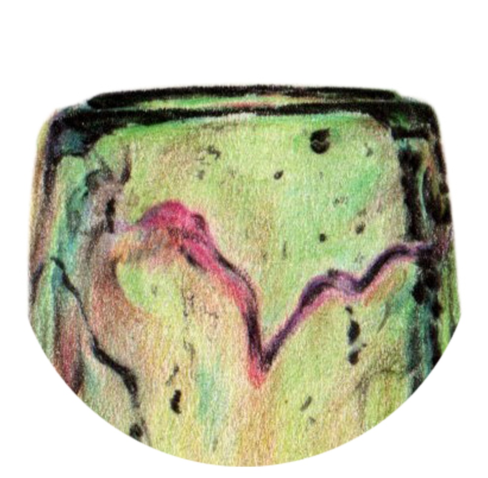 彩铅玻璃质感,彩铅物体背光面上色技法规律讲解