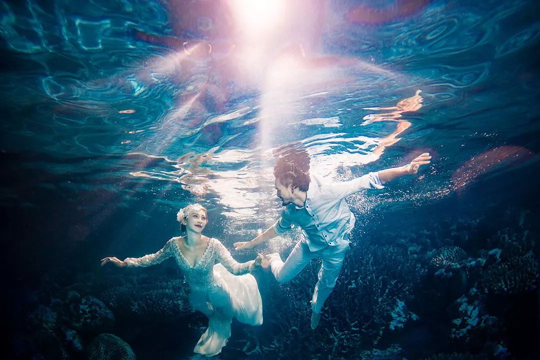 引爆星城！三亚仙气十足的水下摄影来长沙啦~湖南卫视率先取景