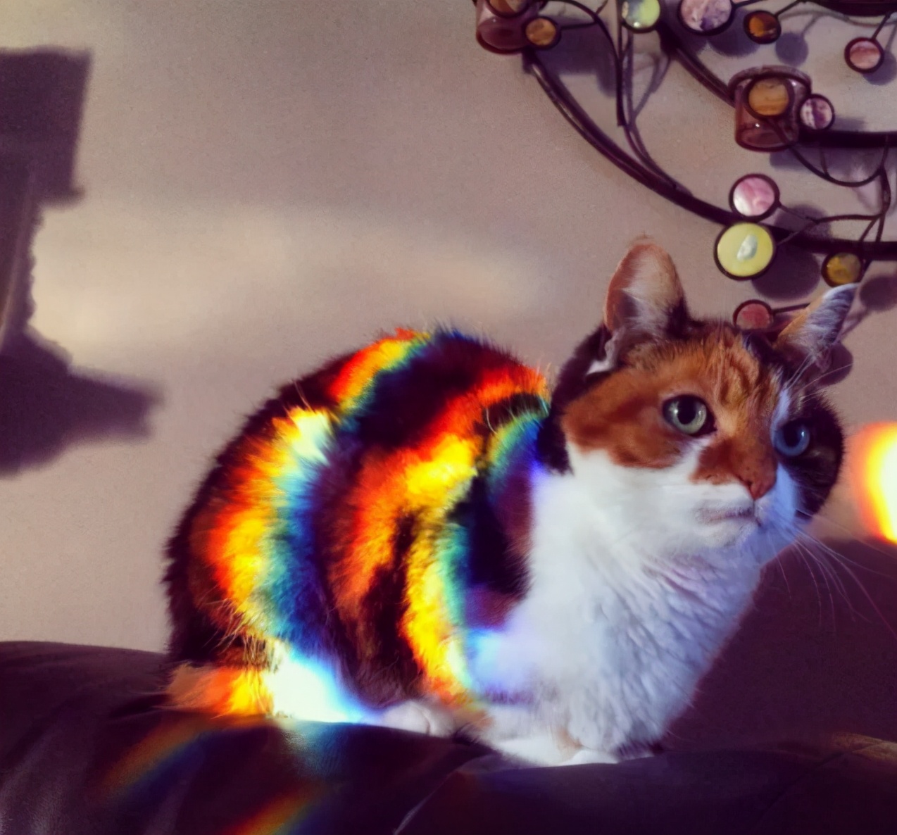 全球罕见足球猫冲上热搜,网友:指定染色!结果......哈哈哈哈