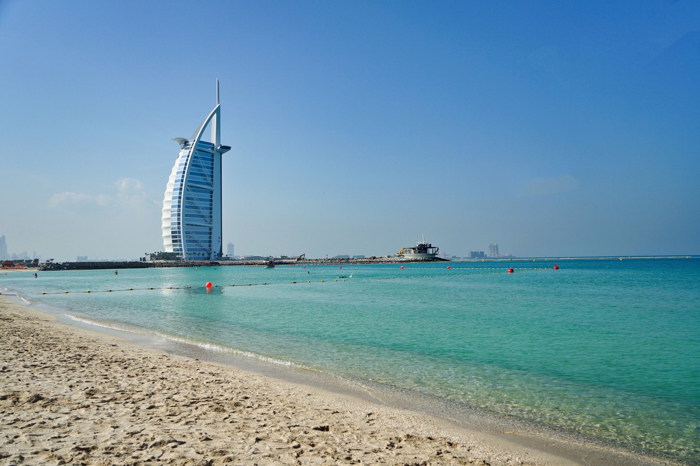 迪拜建筑沙漠之城,5小时迪拜城市地标建筑风光实拍