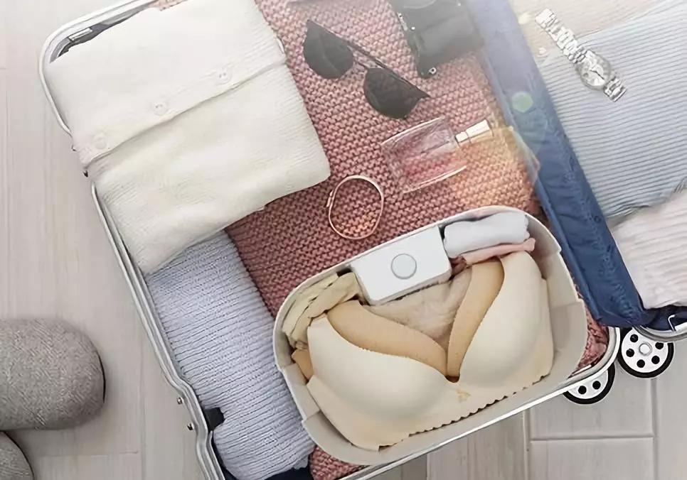 能杀菌、祛味、烘干衣物的便携干衣盒，三种模式呵护*处私**健康