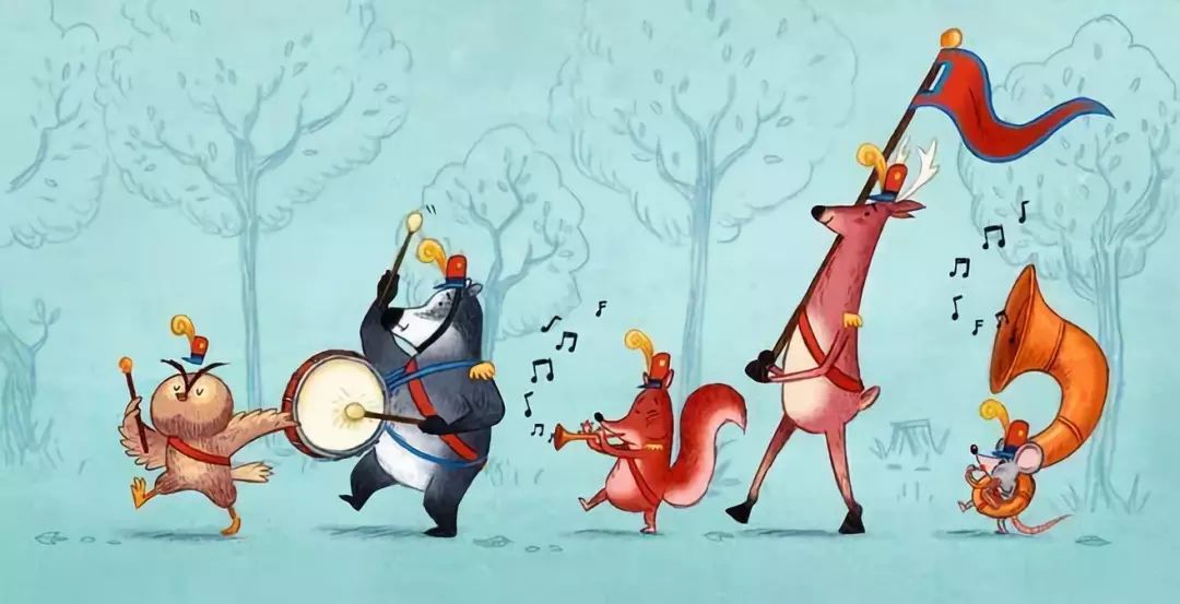 英国风情图画,天真浪漫的儿童插画