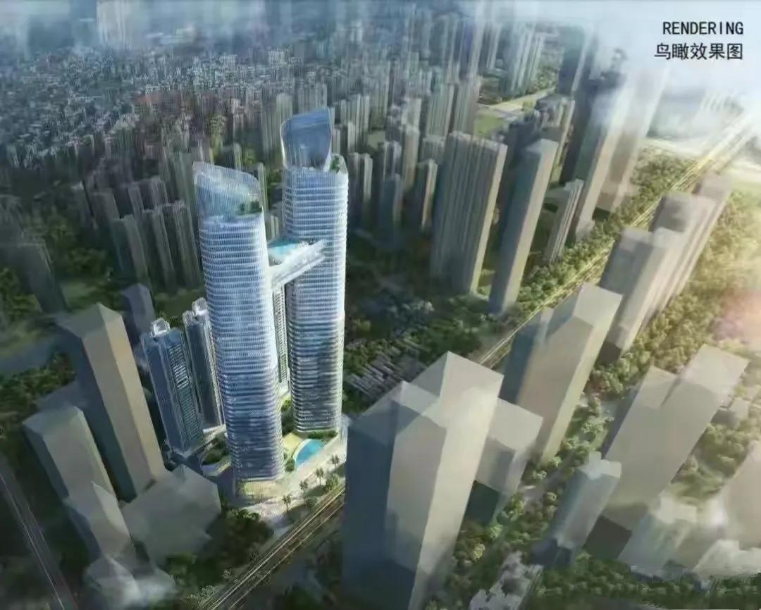 湛江中国城旁准备建的双子塔,湛江房地产最新发展