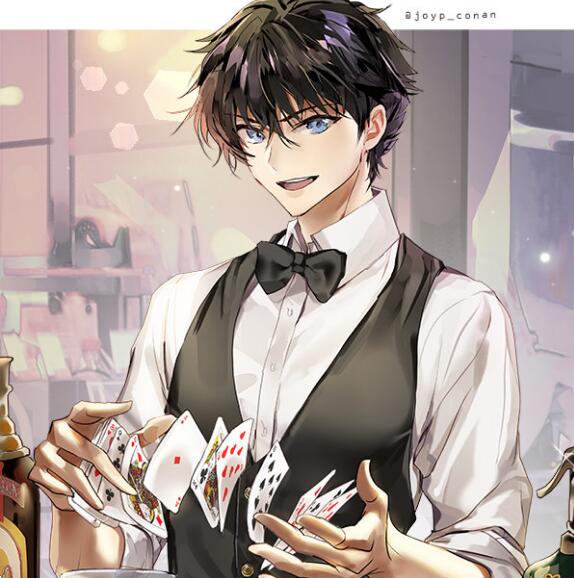 柯南最新画风基德,柯南新一手绘画