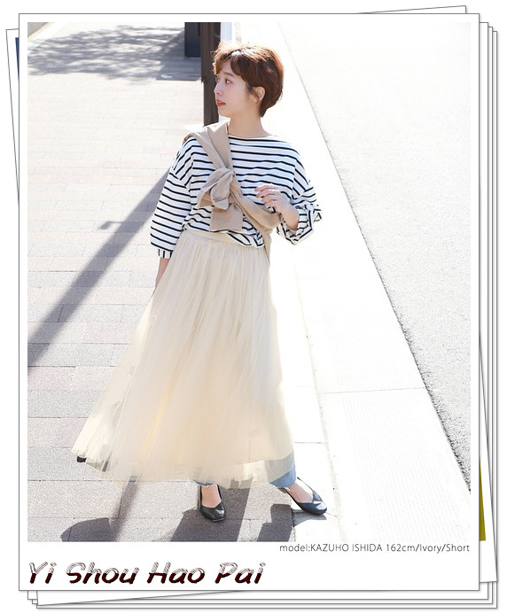 女生网纱裙穿搭技巧,夏天半身网纱裙的穿搭方法