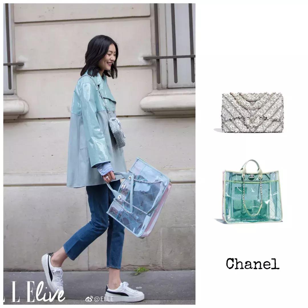 大表姐刘雯和香奈儿,大表姐刘雯的包